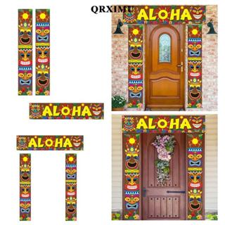 Sharprepublic Hawaiian Party Decorative Aloha Tropical Door …