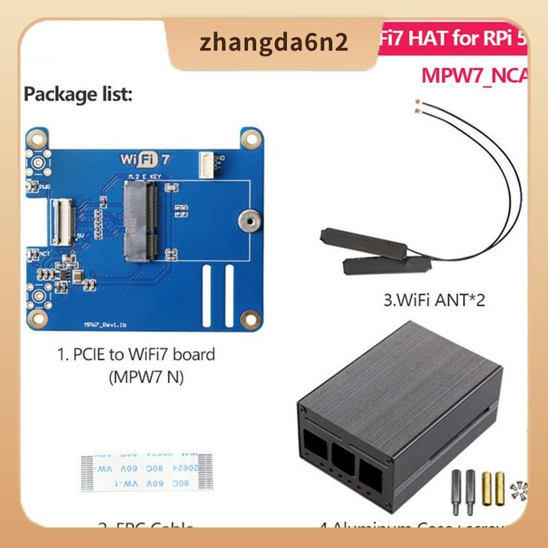 Inสต็อกMPW7NCA สําหรับ 5 PCIE ถึง M.2 E-Key WiFi7 โมดูล + กรณี BE200 PCIE ถึง M.2 E-Key WiFi7 โมดูลส