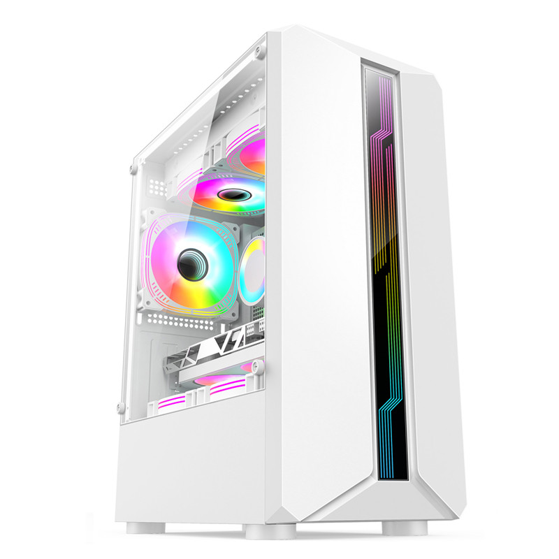 เคสคอม คอม 1722 เคสคอมพิวเตอร์ m-atx Desktop mini Assembly Host diy Office Case itx