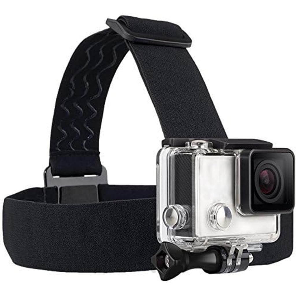 Action Camera Head Mount Strap สวมใส่หัวเข็มขัดใช้งานร่วมกับ Gopro Hero 13 12 11 10 9 8 7/AKASO EK70