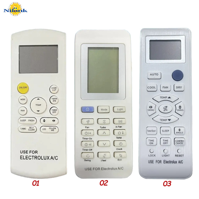 remote รีโมทแอร์ Electrolux รีโมท ประเภทโปรดเลือก เหมาะสำหรับเครื่องปรับอากาศแบบแยกส่วน