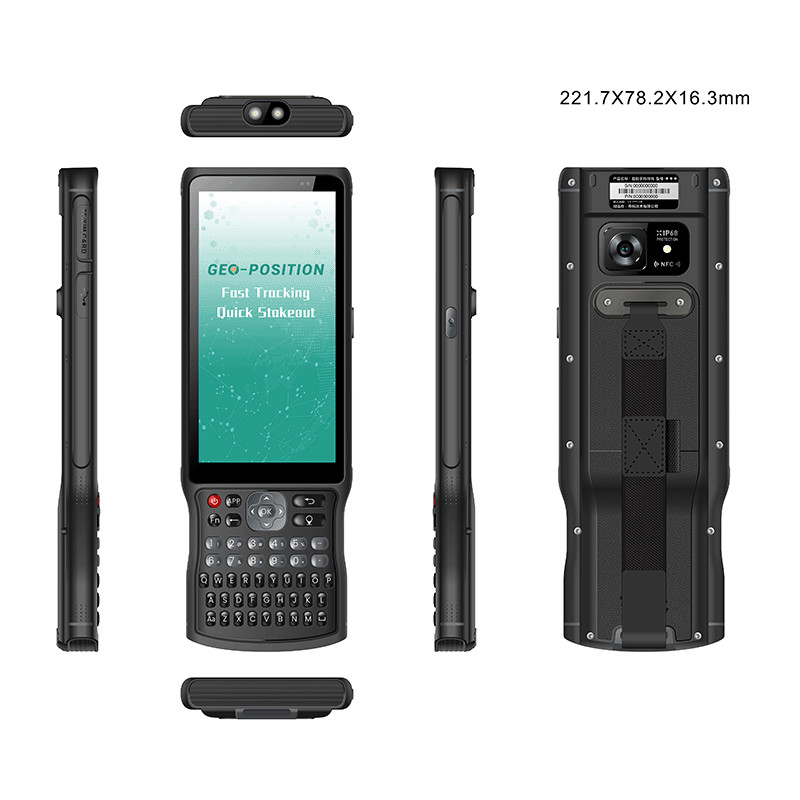 GPS BDS GALIO เครื่องมือสํารวจพกพาสะดวกมือถือ RTK Controller L5512 Multilingual Handheld GPS Data Co