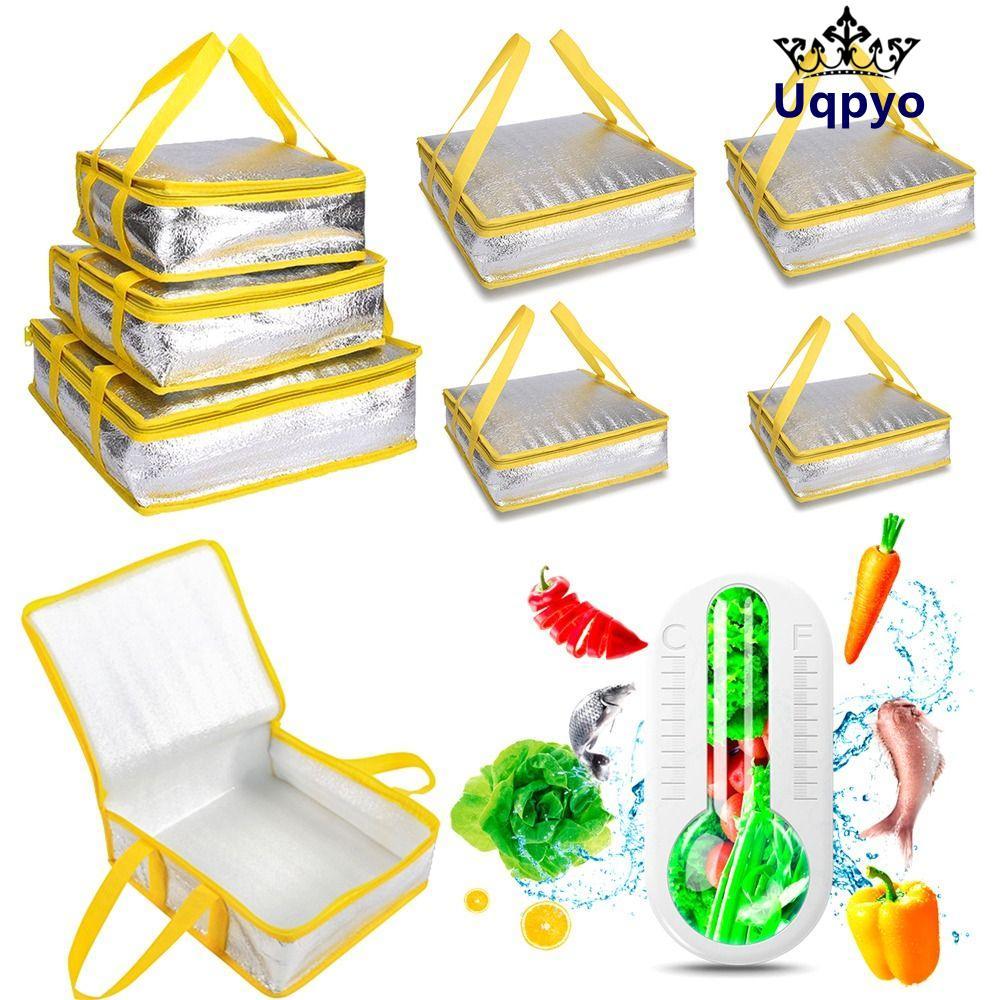 UQPYO Pizza Delivery Bag Portable Delivery Carrier Drink Storage Ice Pack