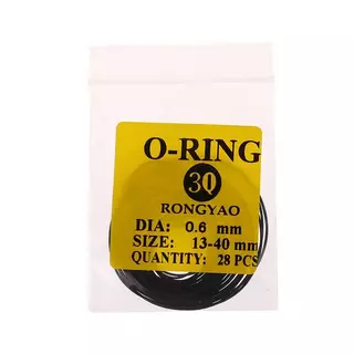 [bigdeals365] 1แพ็ค0.5/0.6/0.7/0.8มมนาฬิกาโอริงกันน้ํายางนาฬิกาปกหลังปะเก็นซ่อมนาฬิกาสําหรับช่างซ่อมเครื่องมืออุปกรณ์เสริมหุ้นใหม