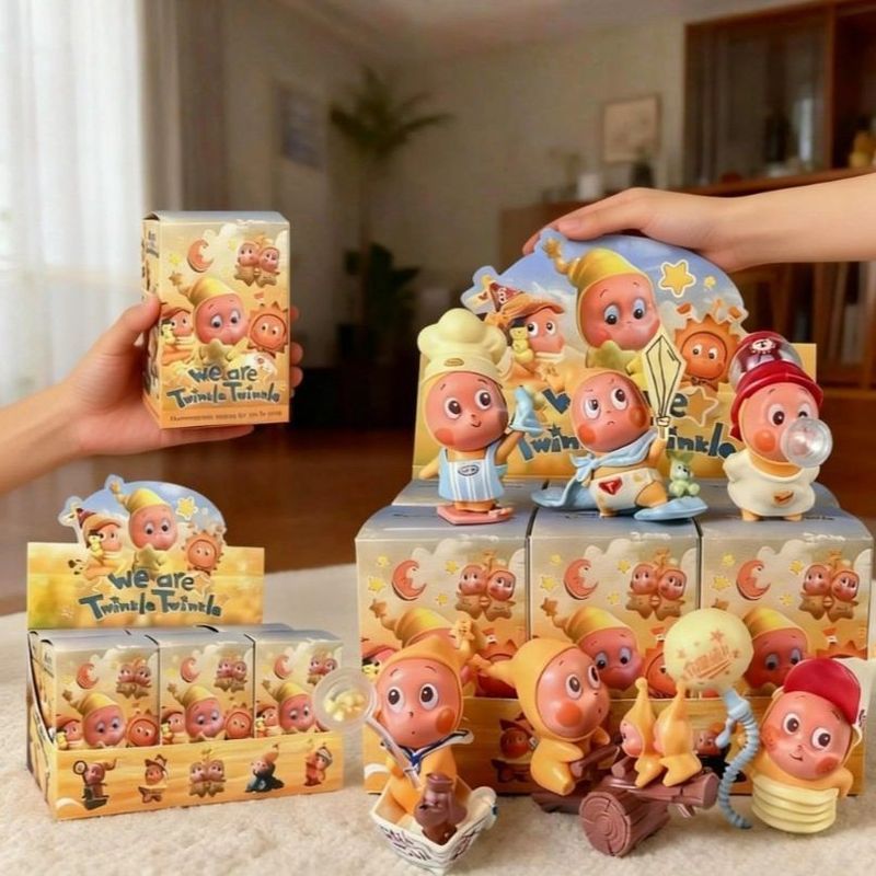 【盲盒随机发货，不指定款式发货】【多款星星人】来自星星的盲盒摆生日礼物【随机12张贴纸】1.21[Blind Box Random Delivery, No Specific Style Delive