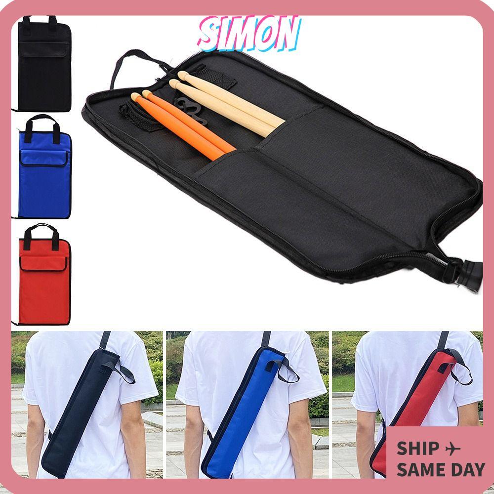 SIMON Drumstick Storage Pouch, Thickening Waterproof Drum Sticks Bag, Simple Large Capacity Portable