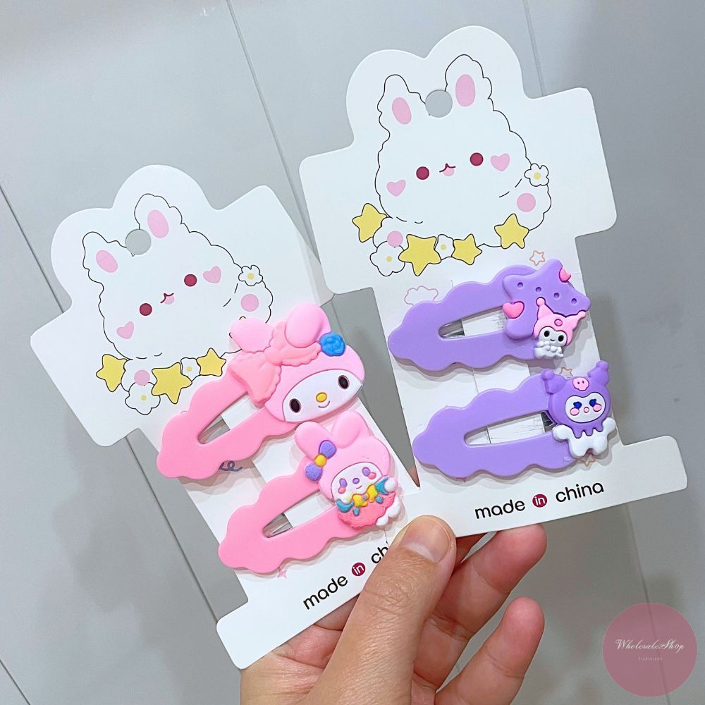 กิ๊บติดผมเด็ก ลายการ์ตูน กิ๊บแฟนชั่น สไตล์เกาหลี เครื่องประดับผม แบบกิ๊บแป๊ก / แบบหนีบ ราคา 1 คู่ เลือกสี/ลายได้ ราคา ถูกที่สุด ดีลบีเคเค แกลเลอรีภาพที่ 5