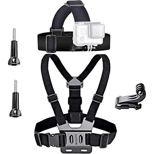VVHOOY sports机配件头带安装胸带 容 AKASO EK7000 Brave 4 Brave 7 LE V50X Native/GoPro HERO 13 12 11 10 9 8 7 6 