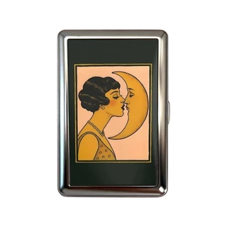 ARRIVEOK Vintage Card ,สไตล์วินเทจอเนกประสงค์ออกแบบโลหะ,Elegant Easy SnapโลหะวัสดุMulti-function Cash ID Card Holder
