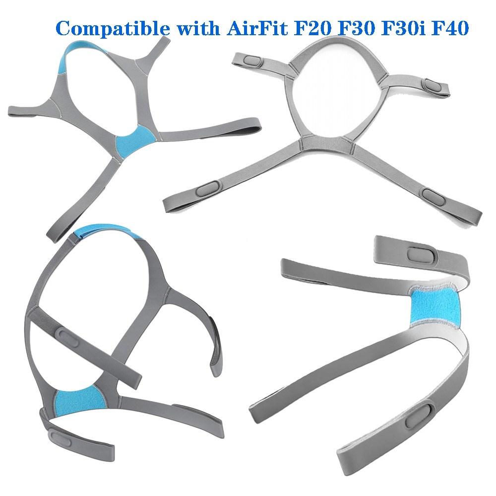 แถบคาดศีรษะ Salorie สําหรับ AirFit/AirTouch F20 F30 N20 F30i F40 อุปกรณ์เสริมเครื่องช่วยหายใจปรับหมวกสําหรับ Sleep Apnea