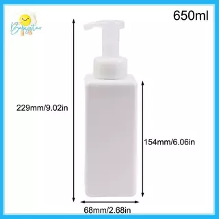 [Inthehot-t] Soap Despenser ขวดปั๊มโฟมแบบพกพา 250/450/650ml ด้วยตนเองกดสบู่ฟองมูสเจลอาบน้ําของเหลวขวดห้องน้ํา [ใหม่]