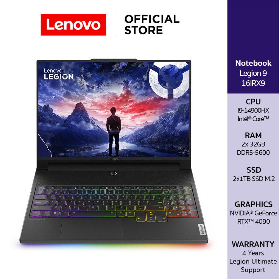 LENOVO LEGION 9 16IRX9(83G0003TTA)NOTEBOOK INTEL I9-14900HX NVIDIA GEFORCE RTX 4090