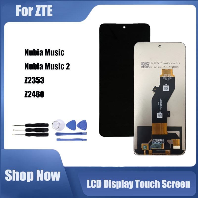 สําหรับ ZTE Nubia Music Z2353 เพลง 2 Z2460 จอแสดงผล LCD หน้าจอสัมผัสเปลี่ยน