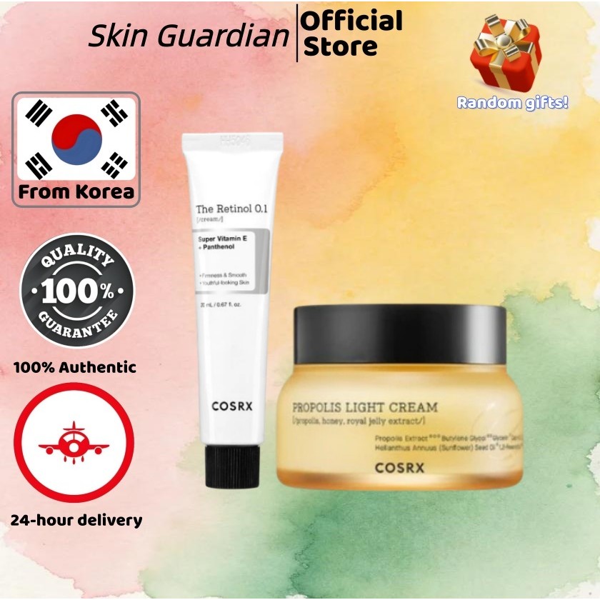 [COSRX] The Retinol 0.1 Cream 20ml/ Propolis Light Cream 65ml