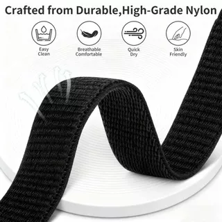 สายรัดแขน Amazfit Helio ไนลอนระบายอากาศ ปรับได้สำหรับออกกำลังกายและฟิตเนส