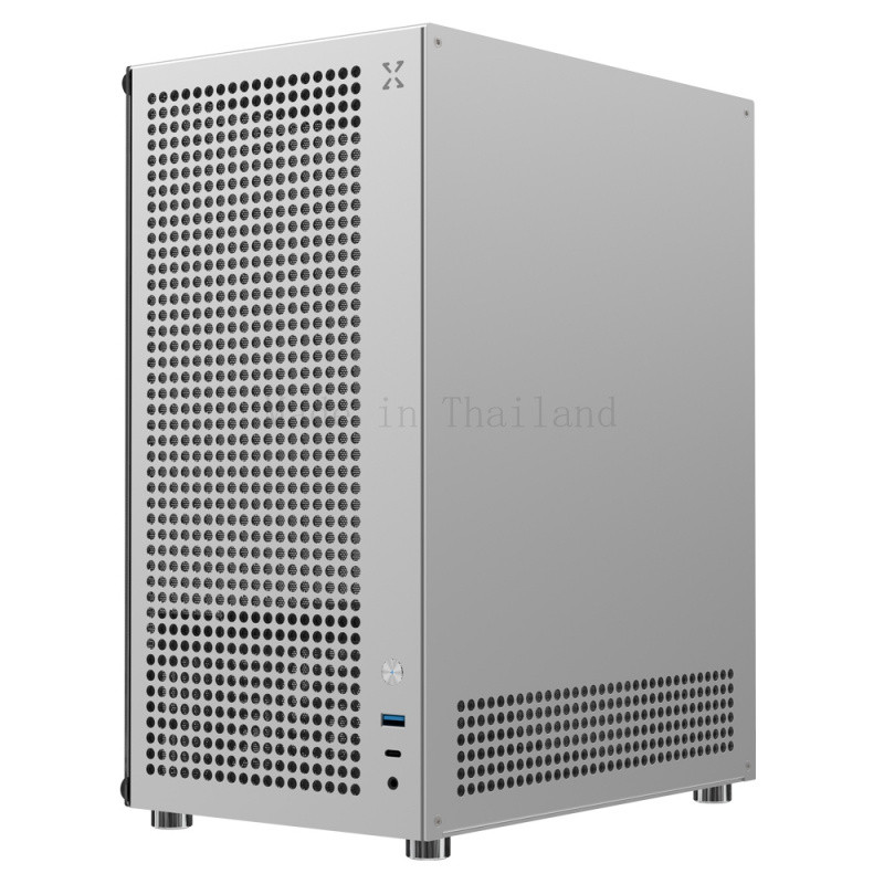 Zzaw C1S MATX ITX เคสคอมพิวเตอร์ อลูมิเนียม ระบายความร้อนด้วยน้ํา 240 หรือ 161 มม. CPU Cooler พร้อมแ