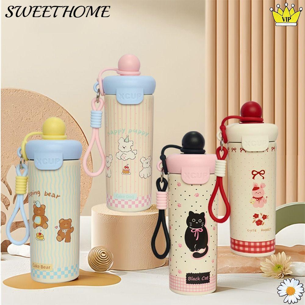 บ้านหวาน ถ้วยสแตนเลส 316 พร้อมเชือกยก 600มล ถ้วยสูญญากาศ, ฉนวนกันความร้อนความจุสูงที่ทนทาน หรือ แก้วเก็บความร้อนระบายความร้อนสําหรับพนักงานออฟฟิศ