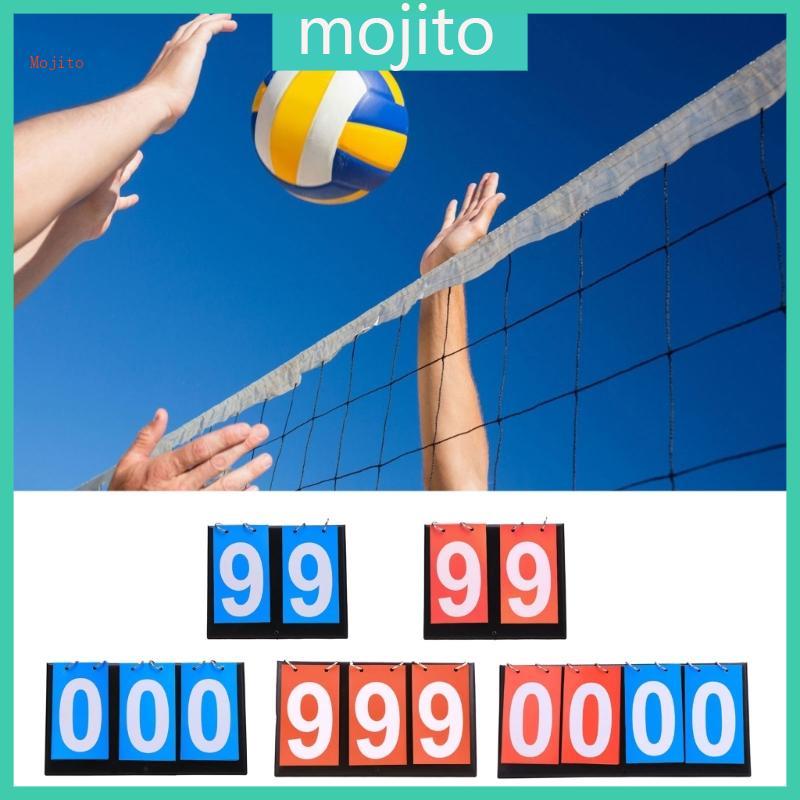 Mojito 2 3 4 Digital Flip Score Board Scoreboard แบบพกพาในร่มกลางแจ้งออกกําลังกายกีฬาตกแต่งสําหรับฟุ