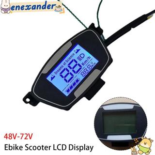 EXER 1 ชิ้น Ebike สกู๊ตเตอร์จอแสดงผล LCD, พร้อมอุปกรณ์เสริมจ…