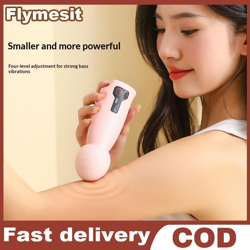 Flymesit เครื่องนวดไฟฟ้าขนาดเล็กแบบพกพา,การชาร์จ Usb,เหมาะสําหรับ Body Ba Ne นวดขาและเอว EN
