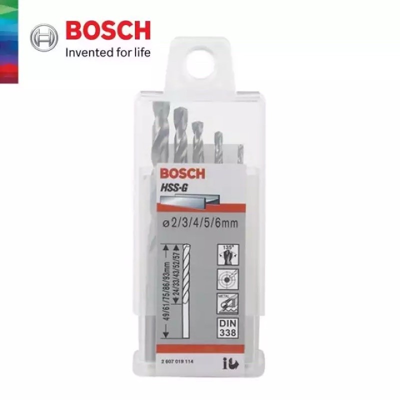 BOSCH HSS-G METAL DRILL BIT (8.0MM-6.00MM) PAGE 2