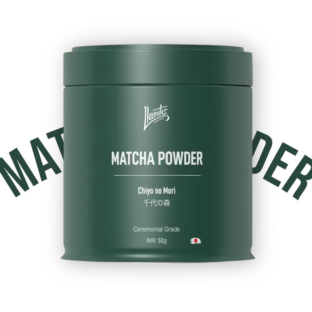 Llamito Chiyo no Mori Matcha Powder Ceremonial Grade (50g.) ผงมัทฉะ 🇯🇵