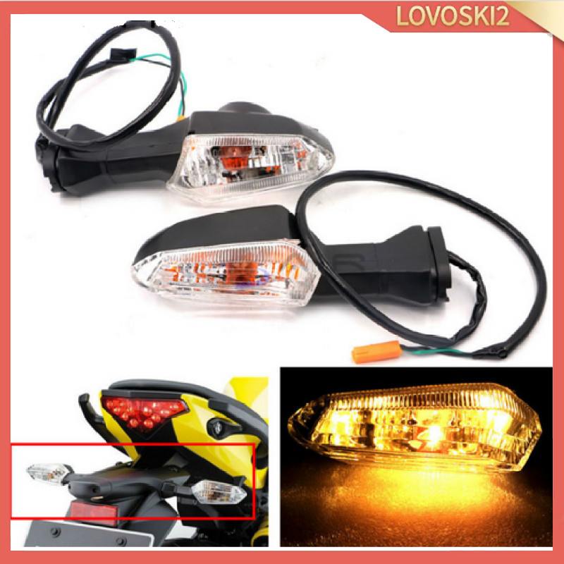 [Lovoski2] ไฟเลี้ยวด้านหลังรถจักรยานยนต์ไฟแสดงสถานะสําหรับ Kawasaki Z250 Z300 Z750