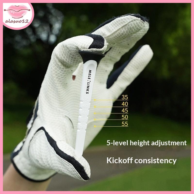 [alasuo12] 12 ชิ้น 45/79 มม. Golf Scale Tees พลาสติกทนทาน Tees ออกแบบเพื่อเพิ่มประสิทธิภาพ Golf Shot