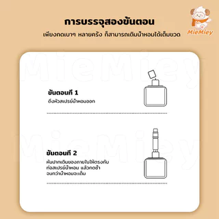 ขวดแบ่งน้ำหอมพกพา 5ml แบบหมุน ซ่อนหัวสเปรย์ พกง่าย ไม่รั่ว ใช้สะดวกทุกวัน