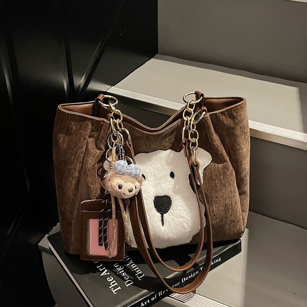 Amy Rabbit Female Bag 2025 Fashion Retro Fashion Niche Design Large Capacity One-Shoulder Tote Bag 0