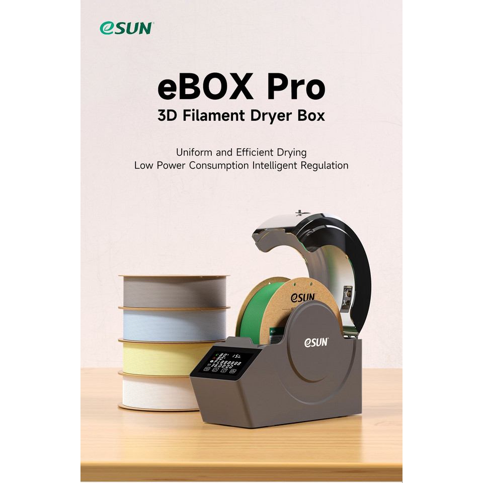 กล่อง eBox/eBox Pro อบเส้น Filament แบรนด์ eSun