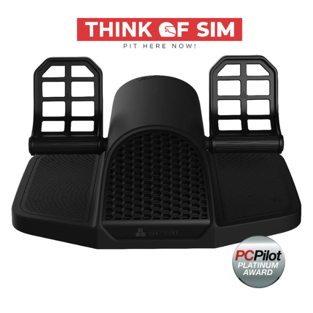 Honeycomb Charlie Rudder Pedals ควบคุมหางเสือ เครื่องบินจำลอง