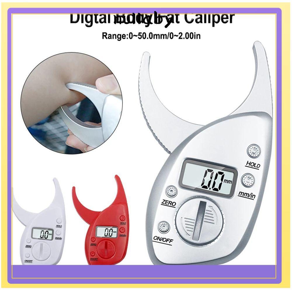 NULLABY Body Fat Caliper Monitors Digital Skinfold Slimming Analyzer พับการวัด Skinfold Caliper