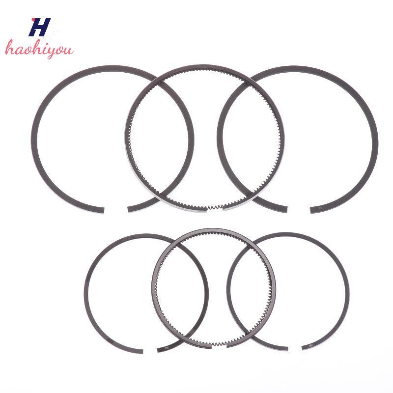 <haohiyou> 3 ชิ้น/เซ็ตแหวนลูกสูบ Fit Single กระบอกเครื่องยนต์ดีเซล 168F 170F 173F 178F 186F 188F 192
