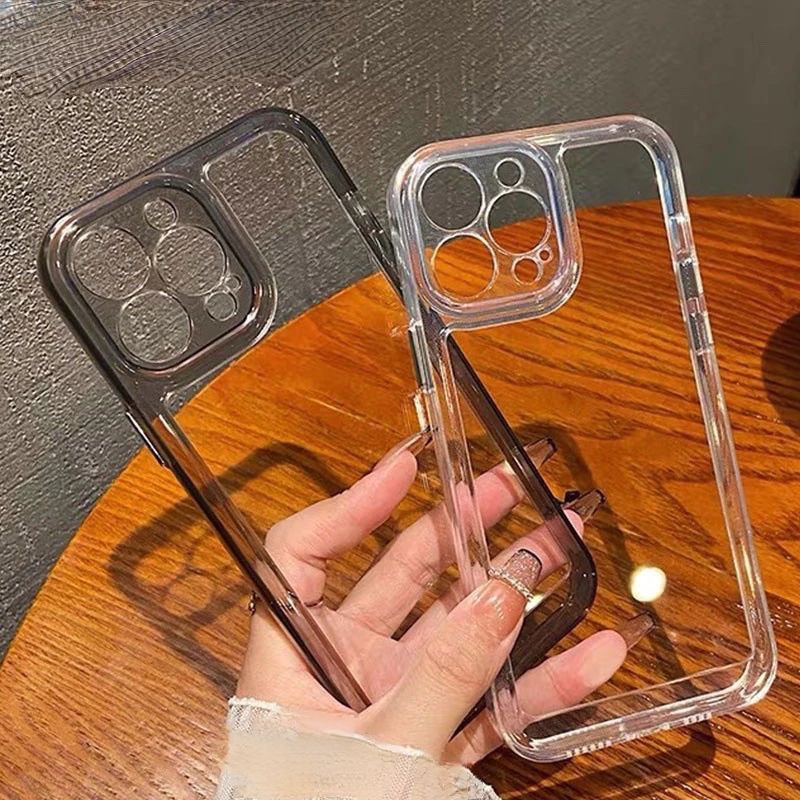 Soft Case Casing Space Clear Black Realme 14T/14/ 15/15 Pro/12/12 Pro/12 Pro Plus/C35/Note 60/Note 5