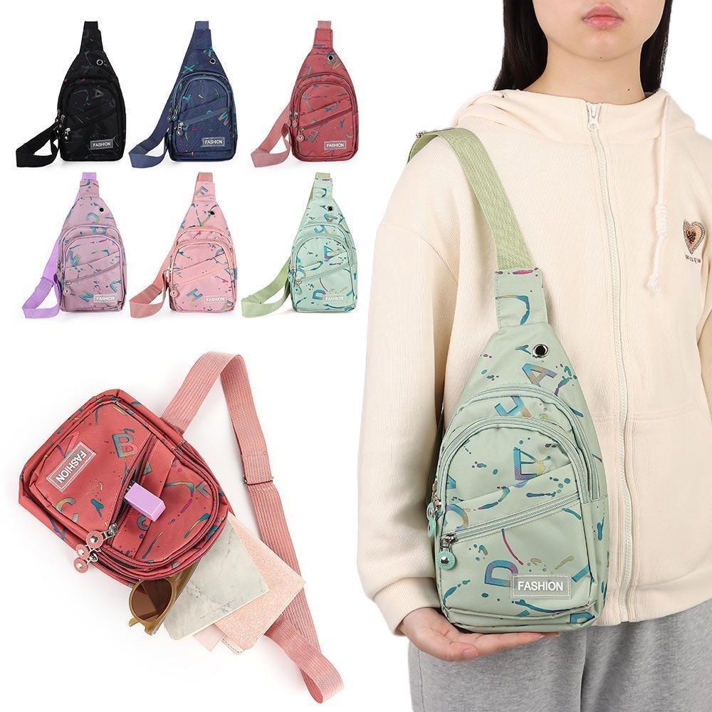 JOMATY กระเป๋าคาดหน้าอก, Fanny Pack กันน้ํากระเป๋าคาดเอว,ลําลองน้ําหนักเบา Multifuntional Hot Stamping ตัวอักษรกระเป๋าสะพายหน้าอก ราคา ถูกที่สุด ดีลบีเคเค แกลเลอรีภาพที่ 4