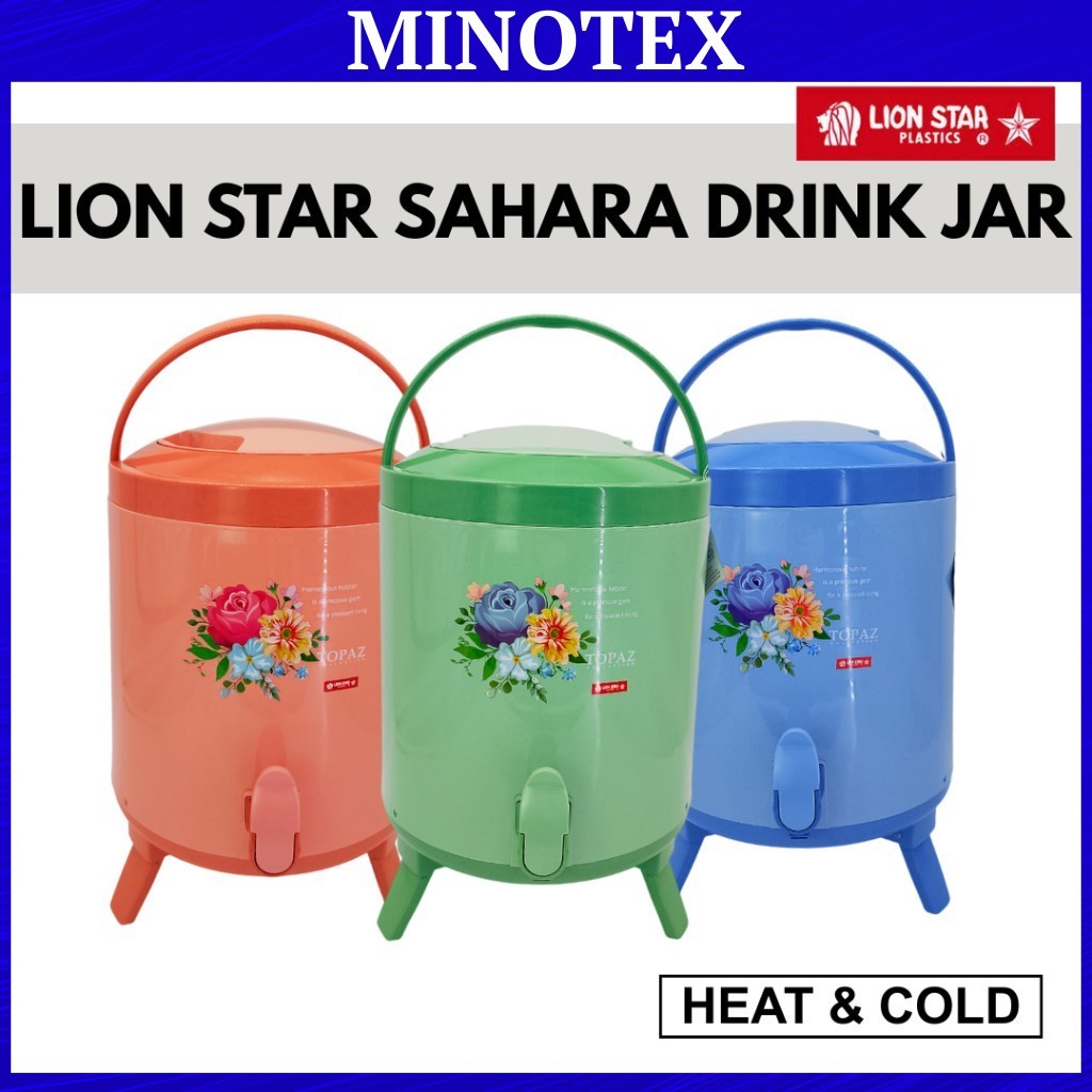 LION STAR โถเครื่องดื่ม Sahara Tahan Panas & Sejuk ตู้กดน้ํา 4L/8L/12L