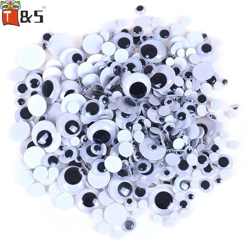 T&S Self-กาวผสมEyesสําหรับของเล่นตุ๊กตาGogly wiggly Eyes DIYอุปกรณ์เสริม {th}