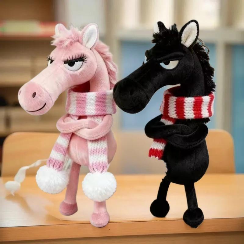 [FFV] 2026New ตุ๊กตาตุ๊กตามาสคอตปีใหม่แห่งปีของม้าตุ๊กตา Pony ของเล่น Bapa แขวนอุปกรณ์เสริมการ์ตูนพว