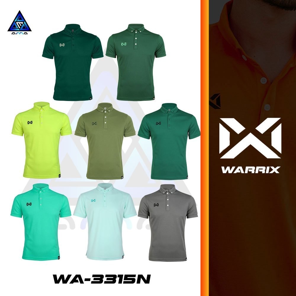 ลดแล้วลดอีก30% SS เสื้อ WARRIX รุ่น CLASSIC รหัส WA-3315N วาริกซ์เสื้อโปโล WARRIX ชุด 7 แท้100%