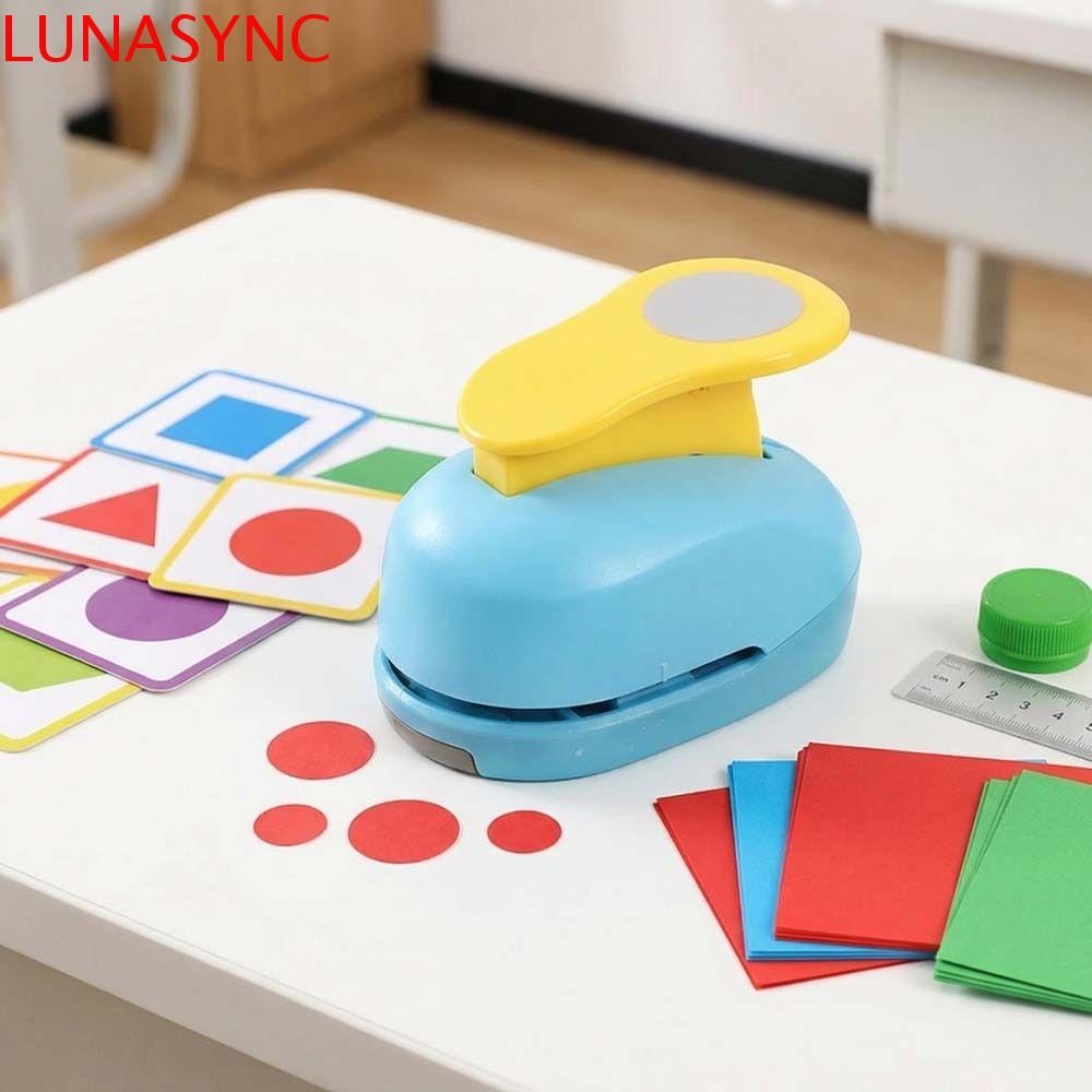 LUNASYNC Stamp Border Punch, Stamp Shape Hole Puncher ลายนูนปมผีเสื้อ|เครื่องเขียน Punches Maker ตัด