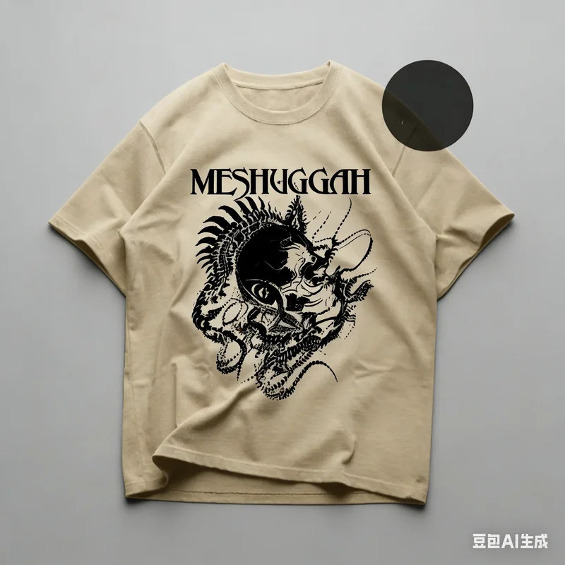 เสื้อยืด Meshuggah เสื้อเพลงเมทัลมิวสิค Bleed Obzen เสื้ออัลบั้ม Koloss เสื้อผ้า Meshuggah Merch สำห