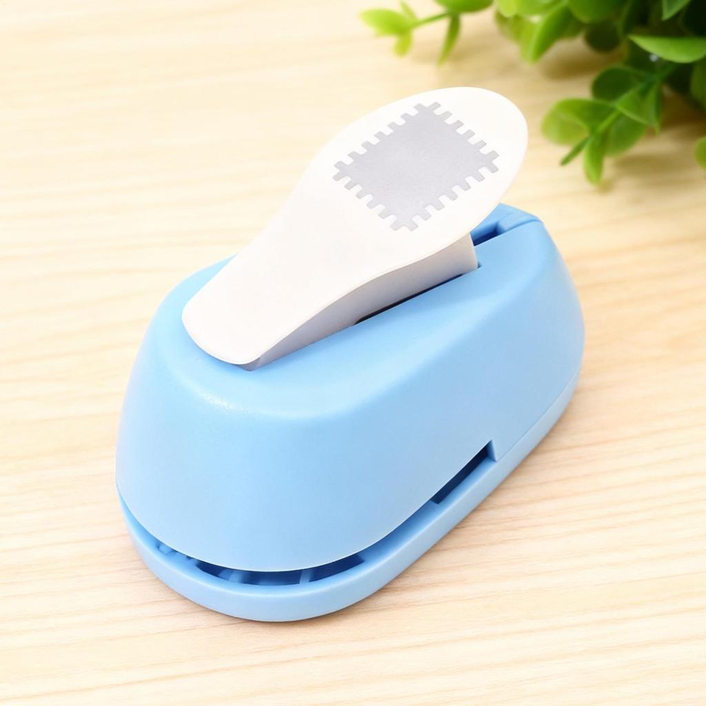 สี่เหลี่ยมแสตมป์ไปรษณีย์ Punch Lever Action Craft Punch สําหรับกระดาษสร้างแสตมป์ Vintage สําหรับ Scr