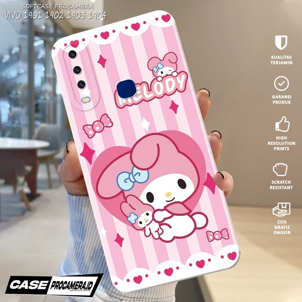 เคส HP Compatible สําหรับ VIVO 1901 1902 1904 เคส VIVO Procamera ล่าสุด 2025 { เคส MELODY} เคสโทรศัพ