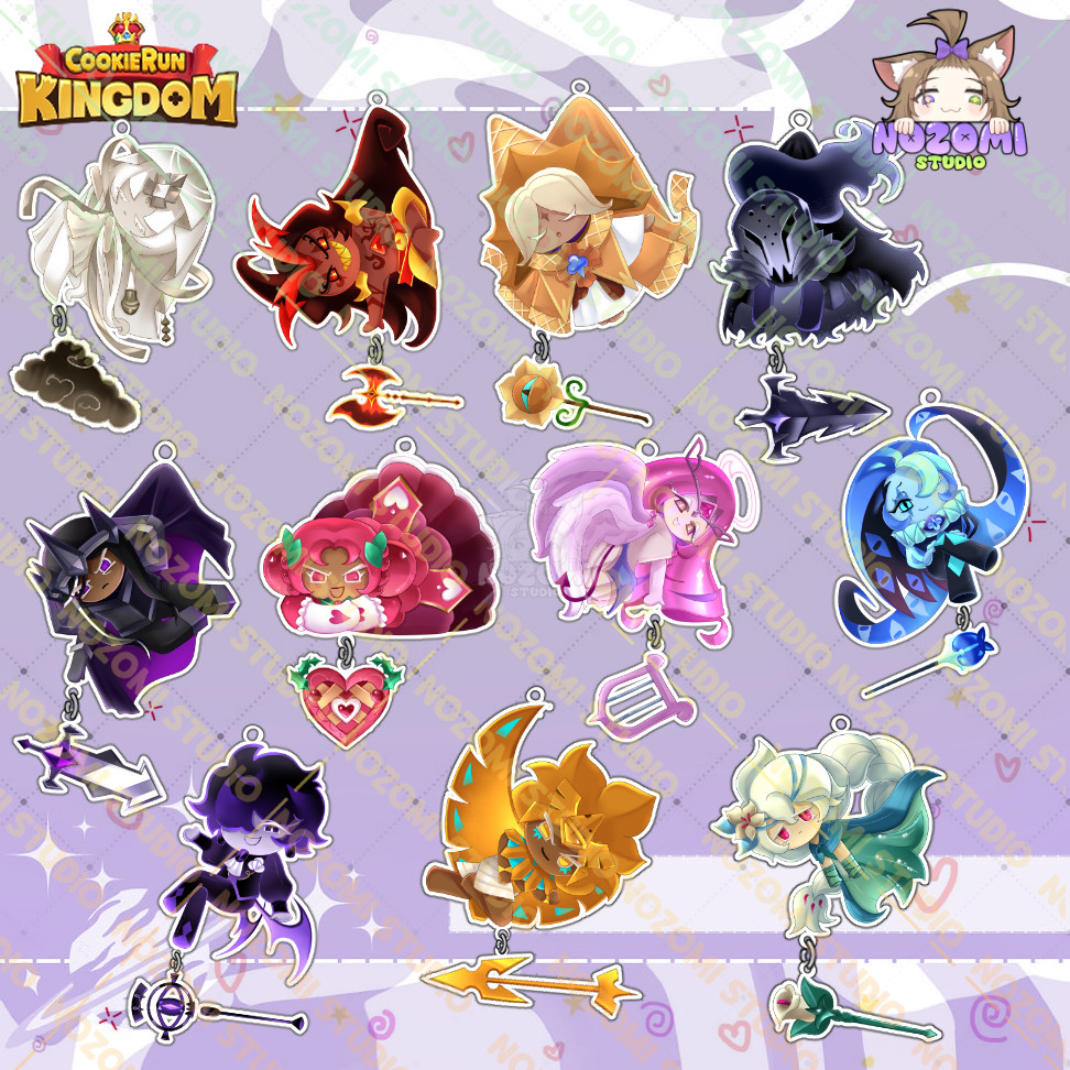 พวงกุญแจ / Ganci Akrilk COOKIE RUN KINGDOM + WICKED