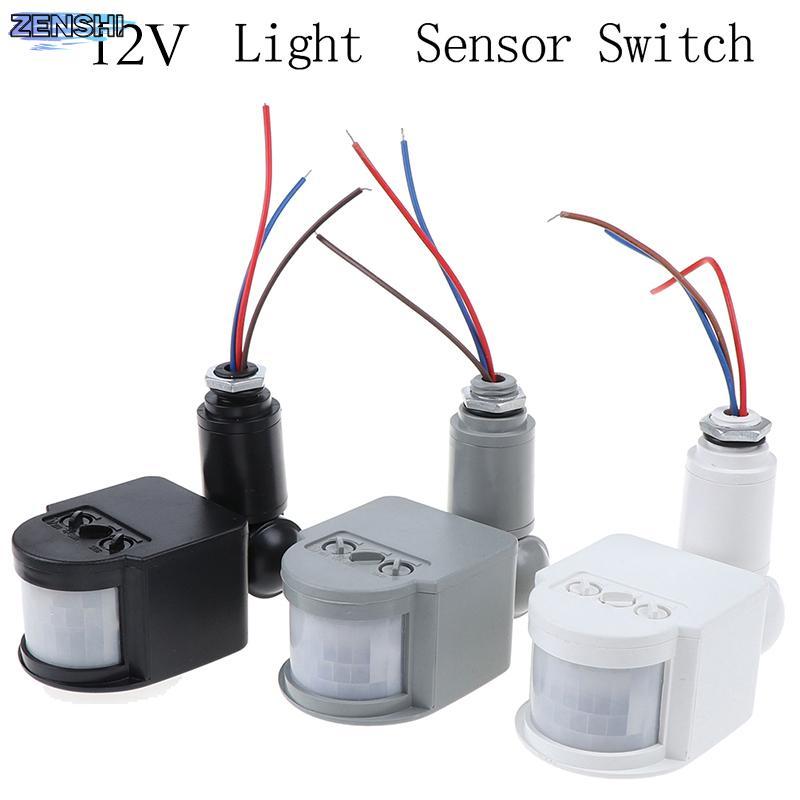 เซนเซียอ่า 180° LED อินฟราเรด PIR Motion Sensor เครื่องตรวจจับสวิตช์ไฟผนัง 110V ~ 265V<br/><br/>