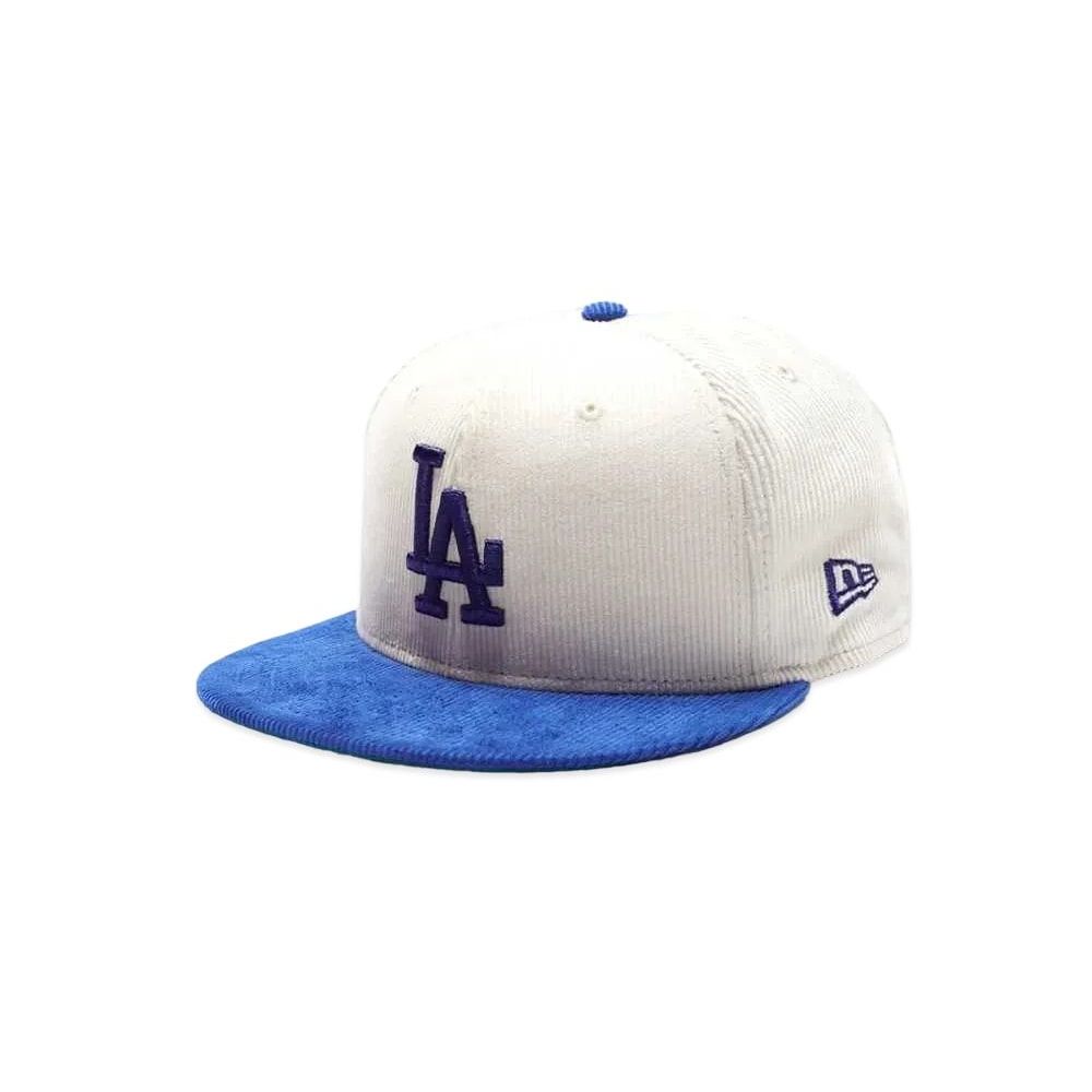 UNDEFEATED x Los Angeles Dodgers New Era Corduroy 59FIFTY Fitted Cap White Unused