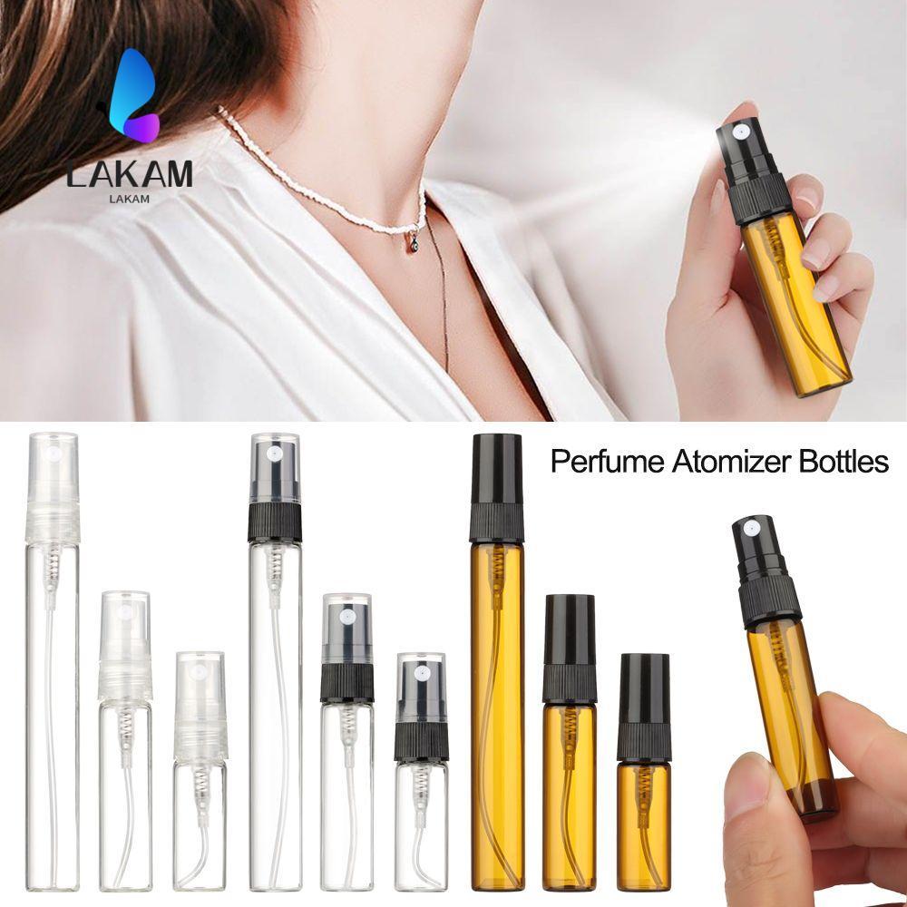 LAKAM Perfume Atomizer Bottles แบบพกพาพร้อม Spraye Refillable Leak Proof Mini Size