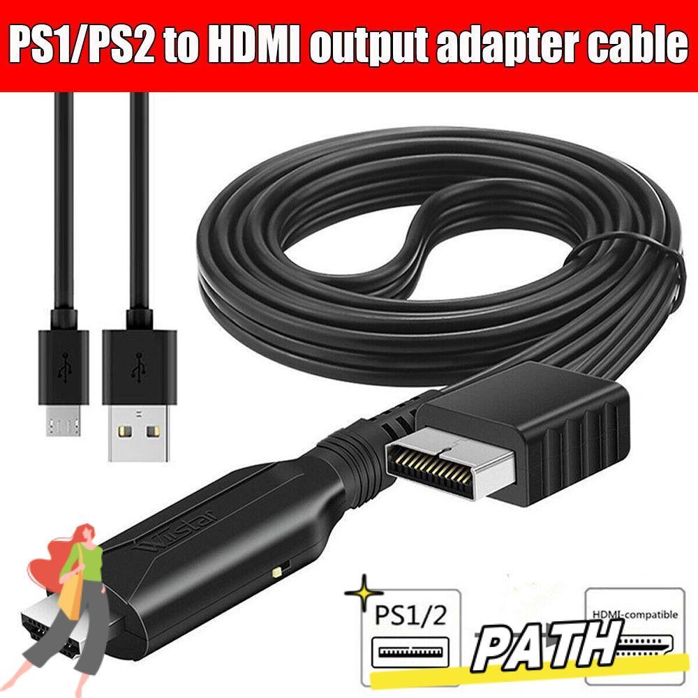 PATH Audio Video Converter Cable Full HD สาย HDMI HD Converter PS2 เป็น HDMI-compatibale
