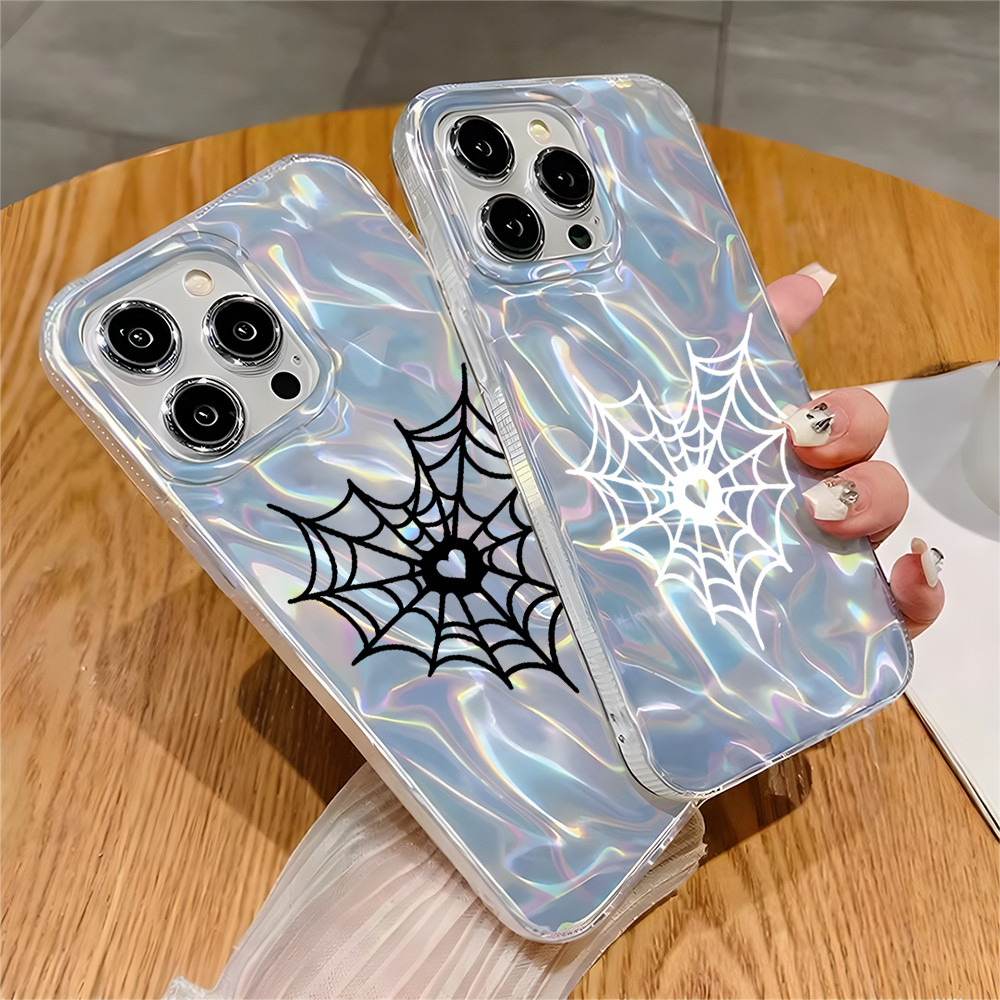 Spider Love คู่ปลอกโฮโลแกรมกรณี SAMSUNG A36 5G/A56 5G A55 5G A54 5G A05 A05S A04 A04E A03 A50/A50S/A